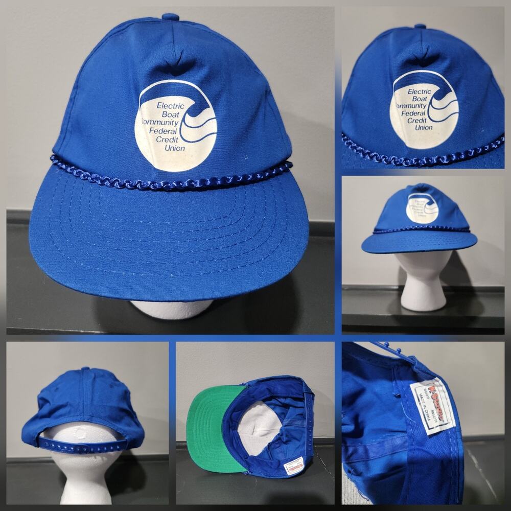 VTG‎ Electric Boat Community Federal Credit Union Snapback Hat Cap
